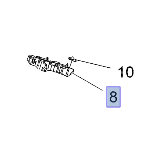 OPL-YR00274980 Tampon Braketi On Sol Insignia B