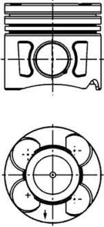 8773463040 Piston+Segman 69.60 Mm 0.40 Doblo Fiorino Egea 1.3 Euro 6
