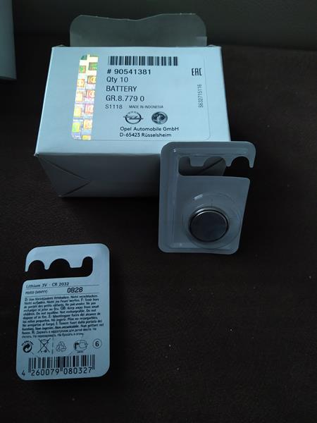 OPL-90541381 Uzaktan Kumanda Anahtar Pili