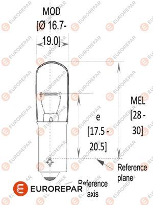 1616431080 Erp 12v-R5w Amp Ampul  Tüm Modeller