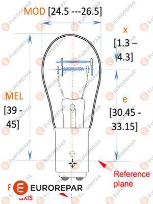 PSA-1616431380 Eurorepar Dis Duy Ampul 12v-21/5w