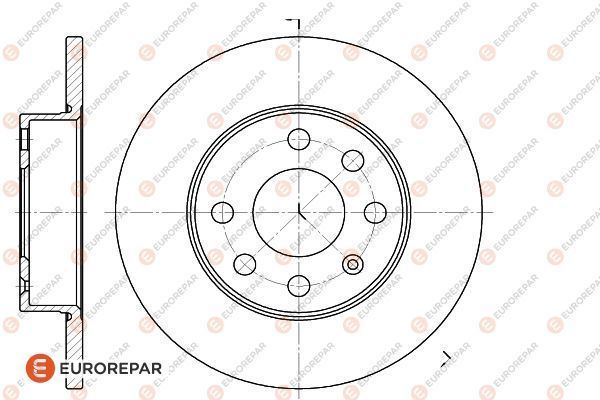 EUROREPAR 1618876680 Ön Fren Aynasi Corsa C 1.0-1.2 16v 01>11 240x11x4dl Dolu