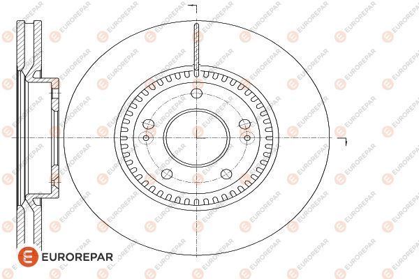 EUROREPAR 1618889980 Ön Fren Diski Hava Kanalli Hyundai İx35 2.0l D4ha Crdi Dizel 136hp 10-> 1.6l G4fd Gdi Gamma 140 Hp 11-> / Kia Sportage 2.0l D4ha Crdi 136hp 10-> 1.6l G4fd Gdi 140hp 11-> 300 Çap X 5 Bijon -