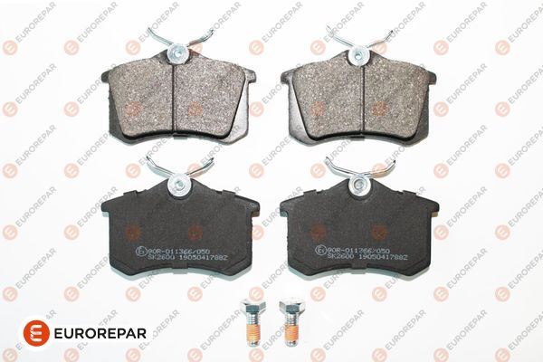 PSA-1619790680 Eurorepar Fren Balatasi Arka 207 307 308 405 807 C3 C4 Ds3 Golf4-A3-Passat-Toledo-Megane Ii-Iii Cros