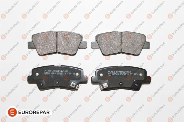 EUROREPAR 1623063980 Arka Fren Balata Hyundai Accent Blue 1.4l 1.6l Benzinli 10-> 1.6l Crdi Dizel 10-> / Elantra 1.6l D4fb 11-> / Kia Rio 1.4l D4fc Dizel - 6 Vites 14-> / Soul 1.6l Cvvt 09->