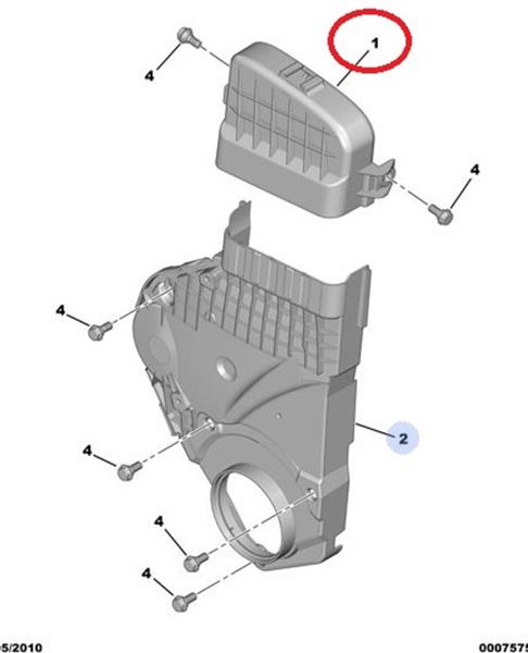 PSA 0320.L3 Triger Kapaği Üst P106-P205-P206-P306-P307-P309-P405-Bipper-Partner-Berlingo-C2-C3-Nemo-Xsara-Saxo-Z X 1.0-1.1-1.4-1.6 Tu3a Tu1m Tu3m Tu5j2