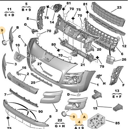 PSA-1609000880 Tampon
