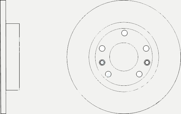 BOS-0986479C24 Fren Diski Arka 268 Mm  Peugeot  308 3008 508 Partner  Citroen  C4 Picasso  Opel  Combo Granland X