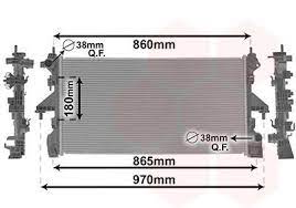NIS-606169 Su Radyatoru (Peugeot Boxer  Citroen Jumper 2.0 2.2hdi 15- (Mt)