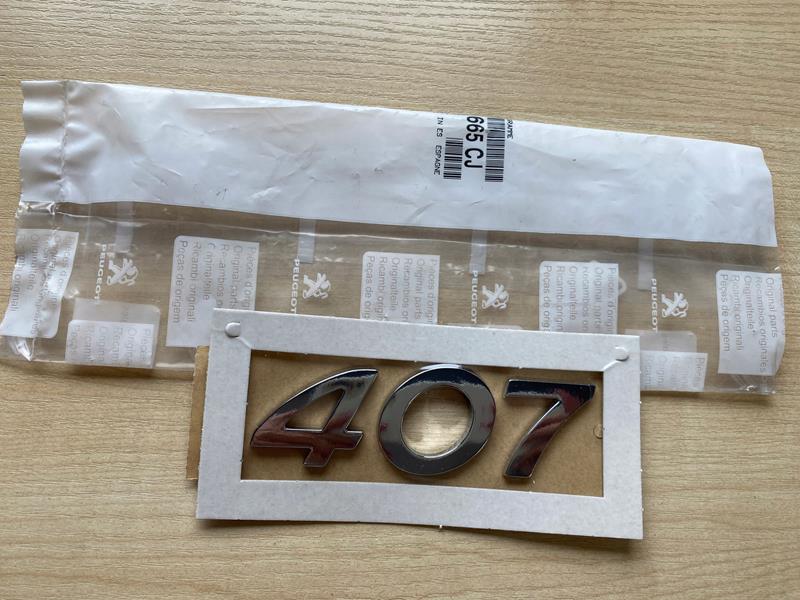 PSA 8665.CJ 407 Yazisi Peugeot P407 04>
