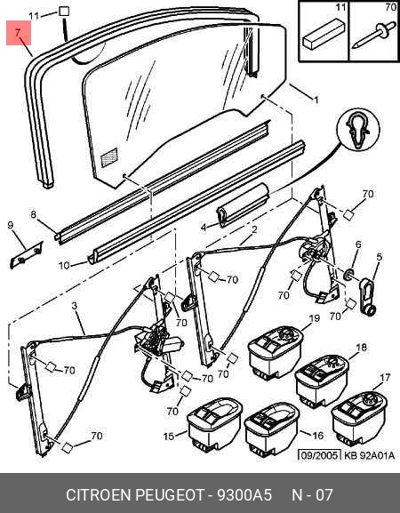 PSA-9300.A5 Pencere