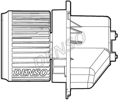DENSO DEA13004 Cabin Blower Lancia Ypsilon 312/846 11-