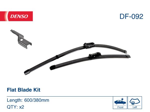 VAL-574745 Silencio X-Trm Flat Blade Vm345 (X2) (600+380 Mm) Fiat Panda (12/)