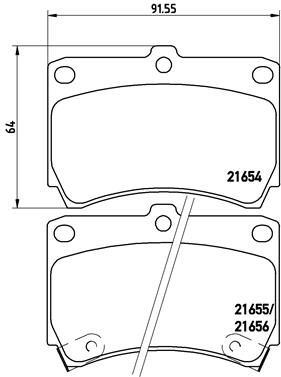 VALEO 670274 Ön Fren Balata Mazda 323 1.6l B6 Bg Kasa 89-95 / 1.5l Z5 Dohc Ba Kasa 96-98