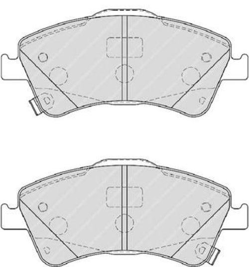 VALEO 671059 Ön Fren Balata Toyota Avensis 1.6l 1zr-Fae Zrt270 Benzinli 09-> 1.8l 2zrfae Zrt271 09-> 2.0l Adt270 Azt270 09-> / Verso 1.6l 1zrfae Zgr20 09 ->