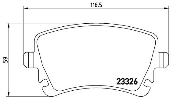 VALEO 671758 Arka Balata Phaeton 3.2 V6 3.6 4.2 6.0 W12 5.0 V10 Tdi 02 > 3.0v6 Tdi 04 >07 >13 >
