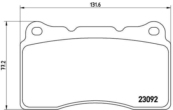 VALEO 671848 Ön Disk Fren Balatasi Alfa Romeo 156 Sportwagon 01/00-05/06 Alfa Romeo 159 Saloon 09/05-11/11