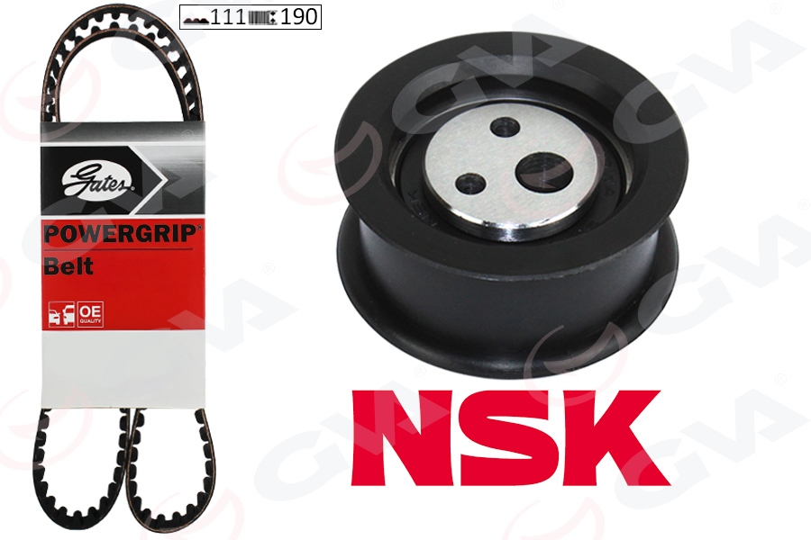 GVA 59T5110 Triger Seti Lada Samara-Vega-Kalina 91> 1.5-1.6 111 Diş- 19 Genişlik Gates Kayiş. Nsk Rulman