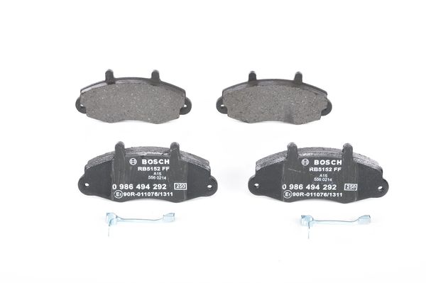 BOSCH 0986494292 Disk Balata Ford Transit 2.0 Lwb 100-190; Transit 2.0 Swb 80-150; Transit 2.0i Lwb 100-190; Transit