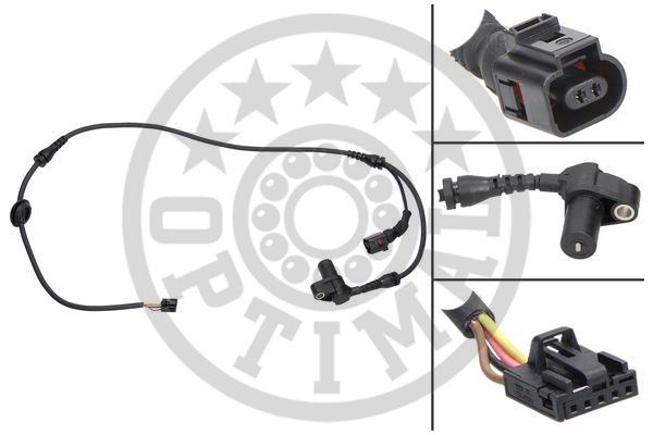 ZAS1011 Abs Sensoru On Sol-Sag Audi A4 B6 00-04 (5pin)