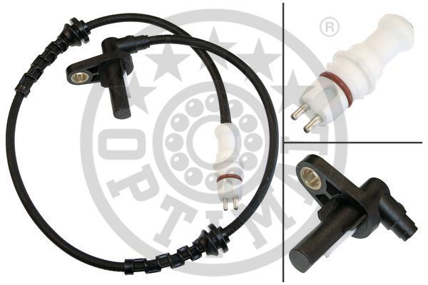 OPTIMAL 06-S163 Abs Tekerlek Hiz Devir Sensörü Ön Sağ-Sol Renault Clio Ii 01> Clio Iii 05>14 Symbol 08> Kangoo I-I I 01>18 Twingo I 96> 548mm