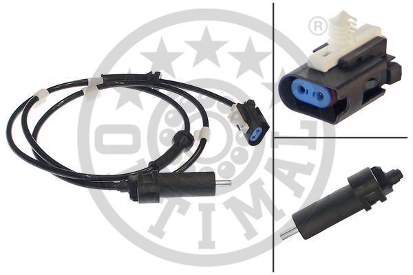 OPTIMAL 06-S250 Abs Sensörü Arka Ford Transit 01>