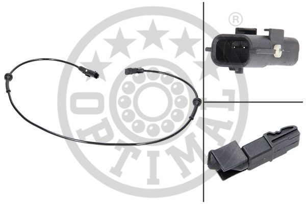 OPTIMAL 06-S394 Abs Sensörü Arka Grand Scenic Ii 2004 >Megane Ii 2002 >Scenic Ii 2003 >