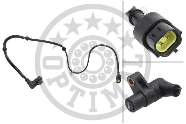 DEL-SS20516 Abs Hiz Sensoru On, Sag (Kia  Rio 1.3 1.5)