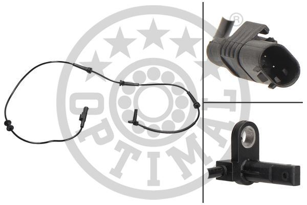 OPTIMAL 06-S688 Ön Abs Hiz Kaptörü Fiat 500 07> 500c 20> Ford Ka 08>16 0.9 1.0 Mild Hybrid 1.2 1.3d Mtj 1.4