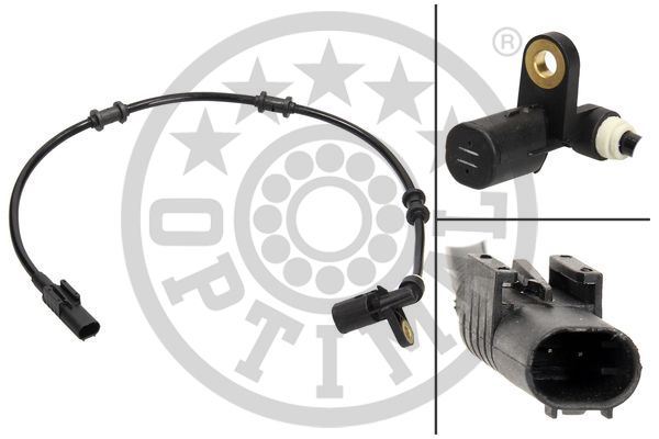 ZAS1205 Abs Sensoru On Sol Mercedes M Serisi (W163) 1998-2005