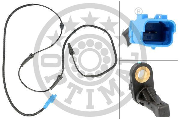 ZAS1278 Abs Sensoru Arka Sol-Sag Citroen C5 I Ii 2001-2008