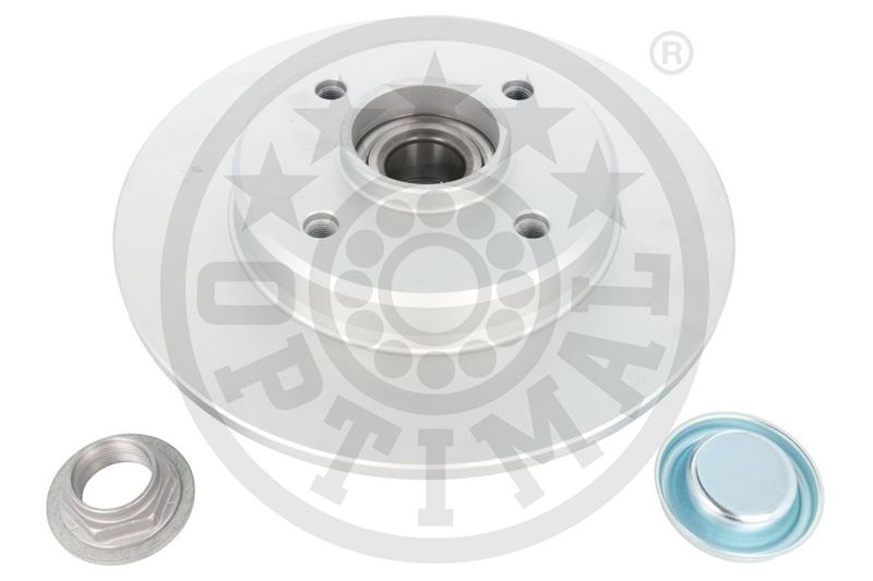 OPTIMAL 602883BS1 Arka Fren Aynasi Poryali-Rulmanli Crossland-C3-C3aircross-C4-P307-P208-P207-P2008 13> 249x9x4dl Dolu-Sağutmasiz