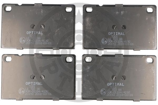 OPTIMAL BP-05301 Fren Balata Seti Diskli Fren 140142-144 -140 Kombi145 -164-240p242-P244 -240 Kombip245 -260p262-P264