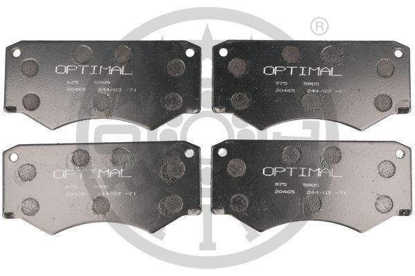 OPTIMAL BP-05905 Fren Balata Seti Diskli Fren T1 Bus601 -T1 Pritsche/Fahrgestell601