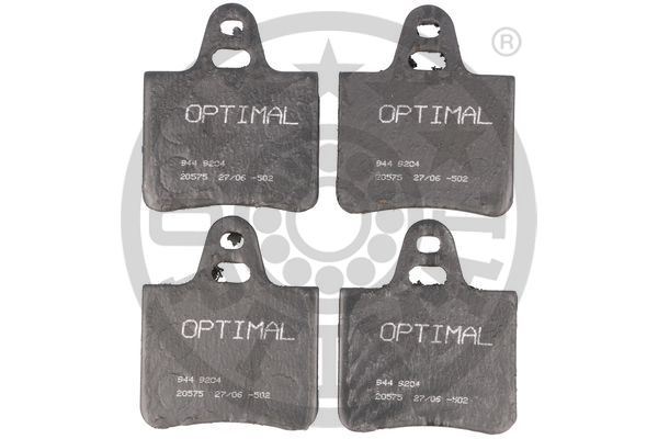 OPTIMAL BP-09204 Fren Balata Seti Diskli Fren Bxxb- -Bx Breakxb- -Cx Ima -Cx Ii-Sm