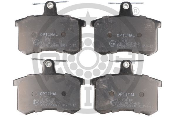 OPTIMAL BP-09272 Fren Balata Seti Diskli Fren 164164 Croma154 Lancia: Thema834 -Thema Sw834
