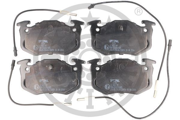 OPTIMAL BP-09339 Fren Balata Seti Diskli Fren Alpine: A310-V6bxxb- -Bx Breakxb- -Visa