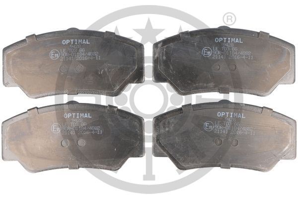 OPTIMAL BP-09428 Fren Balata Seti Diskli Fren P 100 Ii-Transit Bust -Transit Kastent -Transit Pritsche/Fahrgest