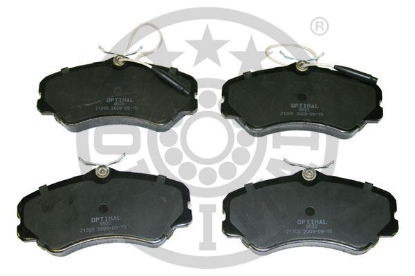 OPTIMAL BP-09522 Ön Balata Peugeot J5 2.0-2.5d-1.8 Fiat Ducato 1.8-2.0-2.4d 130x71.3x19