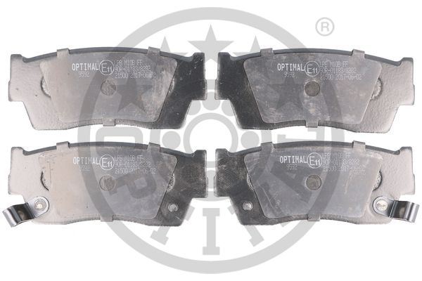 OPTIMAL BP-09592 Fren Balata Seti Diskli Fren Geo: Tracker Cabrio-Tracker Station Wagonvitaraet-Ta -Vitara Cabrioet-