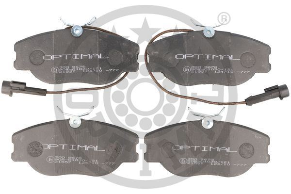OPTIMAL BP-09678 Fren Balata Seti Diskli Fren 155167 Lancia: Thema834 -Thema Sw834