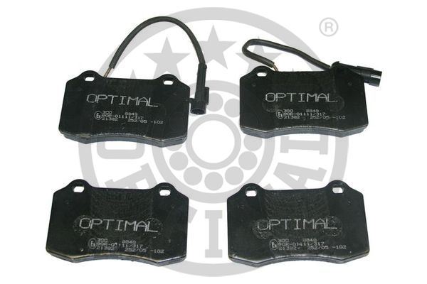 OPTIMAL BP-09848 Fren Balata Seti Diskli Fren Viper-Viper Convertiblelancia: Delta I831
