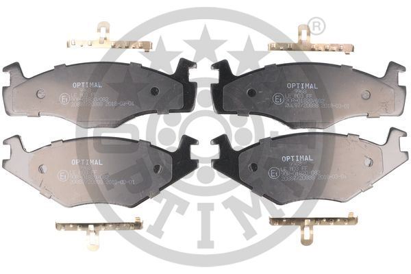 OPTIMAL BP-09968 Fren Balata Seti Diskli Fren Cordoba6k1-6k2 -Cordoba Vario6k5 -Ibiza Ii6k1 Polo6n1 -Polo86c-80 -Pol
