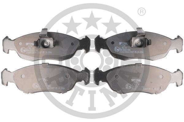OPTIMAL BP-10198 Ön Fren Balatasi Fişsiz Peugeot P106 93>04 P205 87>90 P306 93-01 Citroen Xsara 97>05 Saxo 96>0 3 247mm