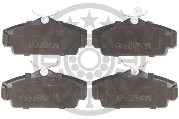 OPTIMAL BP-10328 Ön Fren Balata Nissan Almera 1.5l Qg15de N16 02-> / Primera 1.6l 2.0l Ga16de Sr20de P11 96-01 Alt K Ismı Düz