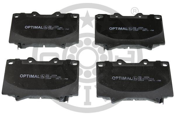 OPTIMAL BP-10334 Fren Balata Seti Diskli Fren Lxuzj100 Land Cruiser 100fzj1 -Uzj1
