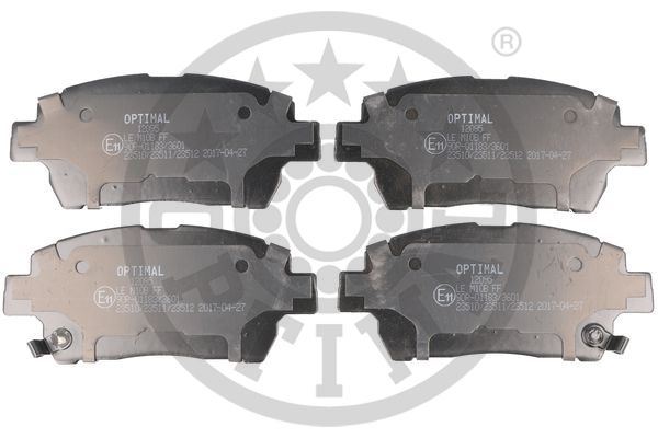 OPTIMAL BP-12095 Ön Fren Balata Toyota Yaris 1.3l 2nz-Fe Ncp10 Japon Üretim 99-02 / 1.0l 1szfe Scp10 Arkalar Disk Ti Pi Ise 03-05 Abs Li Araçlar Için