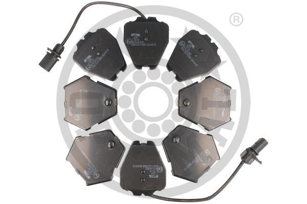 OPTIMAL BP-12158 Fren Balata Seti Diskli Fren A48d2-B5 -A4 Avant8d5-B5 -A64b2-C5 -A6 Avant4b5-C5 -Allroad4bh-C5 Phae