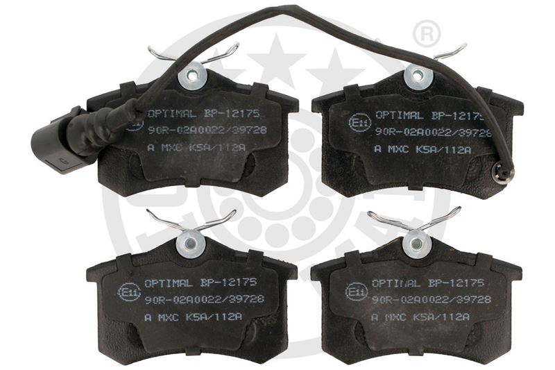 OPTIMAL BP-12175 Fren Balata Seti Diskli Fren Ibiza Iv6l1 Fabia6y2 -Fabia Combi6y5 -Fabia Praktik-Fabia Stufenheck6y