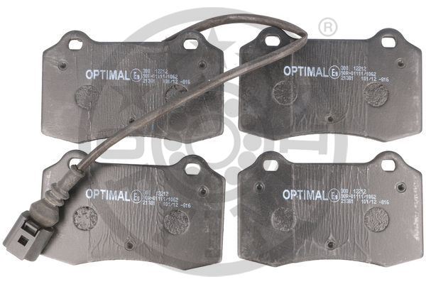 OPTIMAL BP-12212 Fren Balata Seti Diskli Fren Ibiza Iv6l1 -Leon1m1